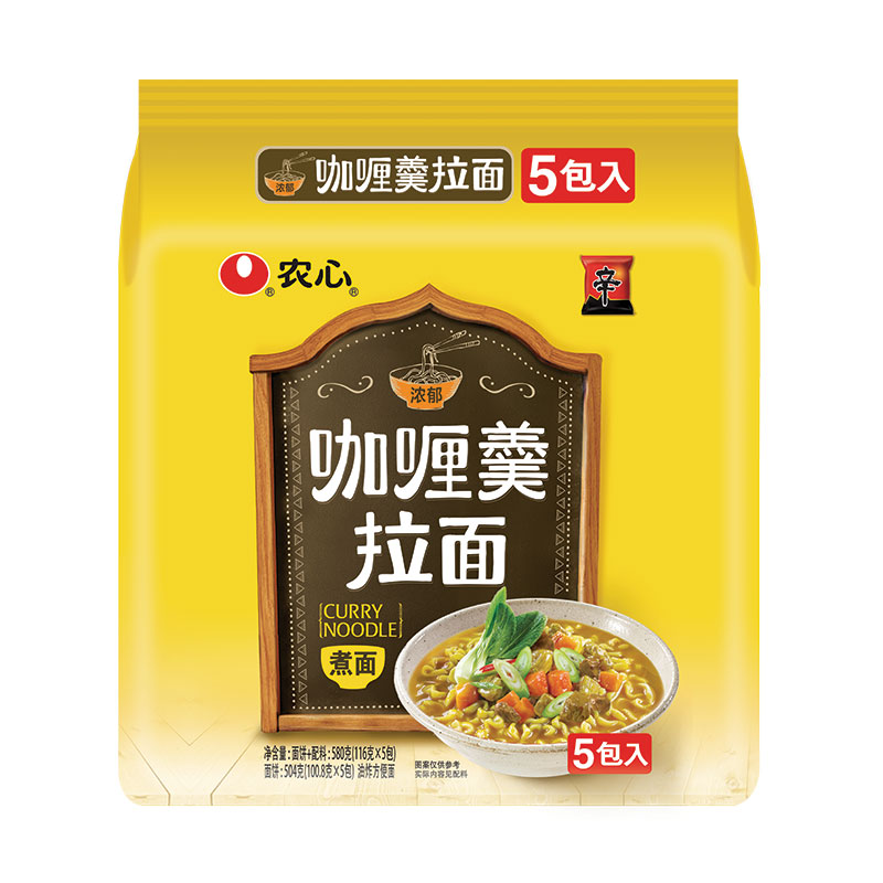 咖喱羹拉面袋面580g